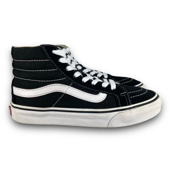 Vans Shoes - Vans Classic Sk8 Hi Sneakers 721277 Shoes Canvas Suede Black Youth 4.5 Women 6